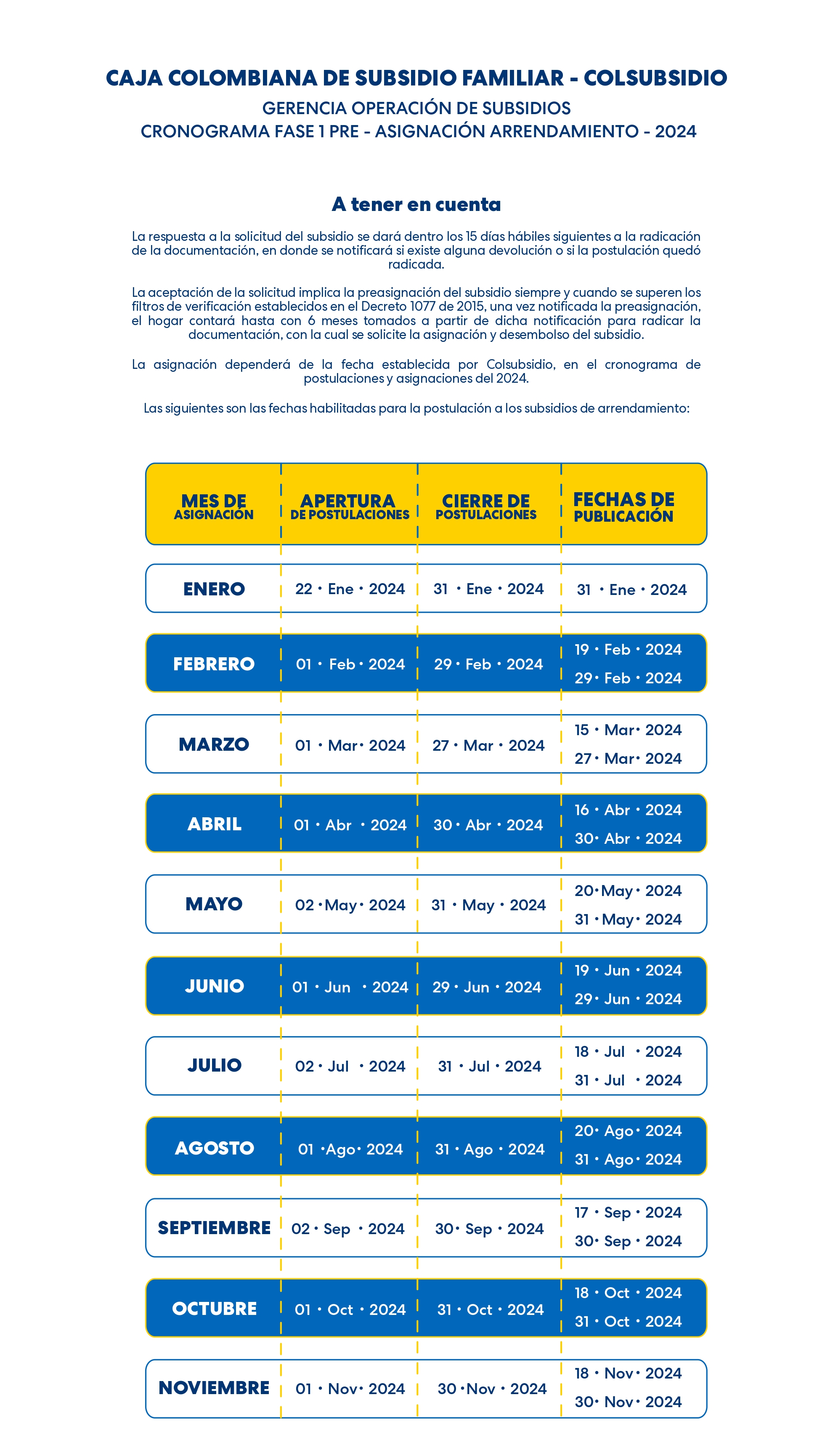 Subsidio De Arrendamiento | Colsubsidio